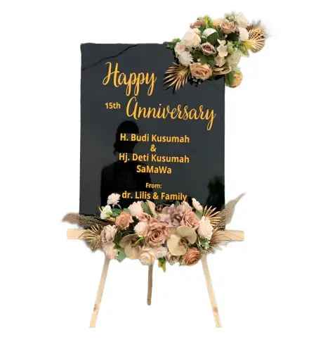 Papan Bunga Akrilik Hutumury